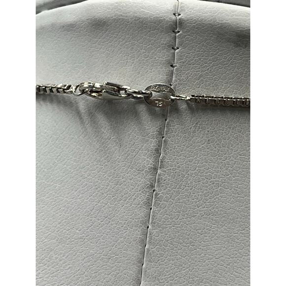 James Avery Sterling Silver 2024 Heart Charm Box Link Sterling Chain Necklace - Picture 10 of 11